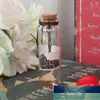Empty Clear Glass Bottle Lucky Wishing Bottles with Cork Stopper Party Favor