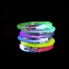 Juguetes iluminados LED pulsera acrílica pulsera luminosa suministros para fiestas para niños regalos263d