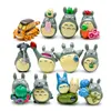 12pcs Totoro Movie Action Figures PVC Mini Toys Artwares 1112inch Tall5628419