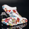 Sandals Men Garden Clog With Head Opera Print Man Beach Slippers 2022 Summer Fashion Sandal Outdoor Casual Flip Flop Big Size 47