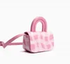 2022 Nieuwe crossbody tassen van hoogwaardige textuur mini handtassen van hoge kwaliteit roze schattige diagonale tas