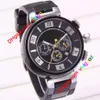 Montre à Quartz avec ceinture en caoutchouc de haute qualité pour hommes, mouvement à quartz, mode colorée, montre-bracelet de styliste