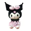 Anime Kuromi Plush Doll Lolita Princess Dress Melody Cute Little Devil Ragdoll Doll