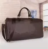 2022 Hoge kwaliteit luxe plunjezakken reizen handbagage designer reistas mannen pu lederen handtassen grote cross body bakken 50cm275R