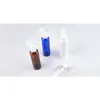Plastic Flip Cap Blue White Clear Brown Bottles 150cc Capacity PET Container For Liquid Soap Cosmetics 150ml x 25