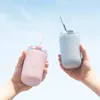 New!!! Portable Thermos Mug Water Bottle Portable Large-Capacity Coffee Cup with Straw Insulation Cups C0413