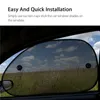 2pcs Car Sunshade Covers Cover Universal Windscreen Folding Visor Reflector Windshield Auto Window Sun Shade Protector Accessories