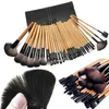 32Pcs Professional Makeup Brushes Cosmetic Foundation Powder Eye shadow Blush Blending Make Up Brush Set With Bag Maquiagem 220616