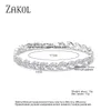 ZAKOL Charme À La Mode Marquise Coupe Cubique Zircone Bracelets Pour Femme 3A Qualité CZ Feuille De Mariée De Mariage Bijoux Cadeau FSBP061 220726