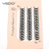 Extensão de cílios YSDO Wholesale 1020304050 Caixas Individuais Maquiagem C Curl cílios falsos em cílios de cluster de 20d a granel 220607