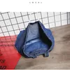 2022 NEW DENIM CAMP VINTAGE Style Jeans Backpacks Barge Size School Facs Travel Kroean Bags