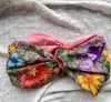 Designer Silk Elastic pannband för kvinnor 2022 Ny ankomst lyxflickor Floral Flowers Butterfly Hair Bands Scarf Hair Accessories250g