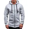 Fgkks hombres otoño nuevo suéter con capucha moda Color sólido cremallera sudaderas suelta Casual deporte suéter chaleco hombres L220730