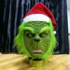Zabawny geek ukradł świąteczny cosplay imprezowy maska ​​Santa Xmas Full Head Lateksowa maska ​​Dalsza maska ​​kostiumowa dla dorosłych 200929