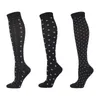 Men's Socks 3 Pairs/Set Compression Women Men Knee High 20-30 MmHg Edema Diabetes Varicose Veins Running Sports Stocking Drop