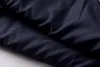 22FW мужская клетчатая куртка Пальто на пуговицах пуховики толстые слои мужская вышивка буква высокого качества теплые повседневные вершины