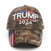 Donald Trump 2024 MAGA HAT CAP BASEALL BRODERY CAMO USA KAG MAISER Keep America encore à nouveau Snapback Président Hat Wholesale Sxjun1