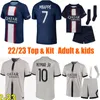 2022 2023 PSGs MBAPPE soccer jersey 22 23 Home Away Third #30 SERGIO RAMOS MARQUINHOS VERRATTI KIMPEMBE football shirt ICARDI DI MARIA DRAXLER Mens Adult kids Top Kit