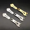 Buckle Connector Accessory For Rolex Folding Buckle Gold And Silver Colors 5x10mm 8x16mm Stainless Steel Watch Band Strap Clasp