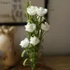 Fleurs décoratives couronnes têtes hautes jolie charmante Mini Rose artificielle fleur de soie mariée mariée maison décalcomanie pour désherbage fêtedécoratif