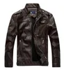 Jaquetas masculinas Plus Velvet Faux Leather and Coats Men Fashion 2022 Spring Winter ombro Motocicleta PU Jaqueta M-XXXL