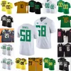 Xflsp College Custom Oregon Ducks Maillot de football cousu 86 Lance Wilhoite 5 Sean Dollars 9 Jay Butterfield 14 Jaylin Davies 0 Seven McGee 8 Moliki