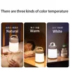 USB Rechargeable Led Light Colorful Touch Sensor Bedside Night Light For Sleeping Relaxing