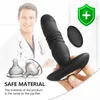 Brinquedo sexual massageador vibradores de próstata telescópicos plugue anal vibrador sem fio para homens gays brinquedos de bunda mulher masturbação