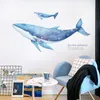 Cartoon Dreamland Wall Sticker for Kids rooms Nursery Wall Decor Vinyl Tile Stickers Waterproof Whale Wall Decals Home Decor 220727