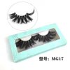 27mm Fluffy Eyelashes Mink Hair 5D False Eyelashes Stage Makeup Long Thick Curling Multilayerl 3D Eyelash Wholesale