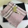 Sciarpa di cashmere classica con motivo check per donna uomo sciarpe rettangolari morbide e spesse di design sciarpe di lusso scialli scozzesi unisex 8 colori 170x20 cm y0Pd #