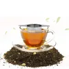 Outils à thé Infuseur à thé en acier inoxydable Filtre à café en maille avec couvercle / dessous de verre Double poignées pour théières tasses tasses JLA12941