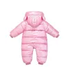 Baby Winter Snowsuit Plus Velvet Waterproof No-Wash Baby Boy Girl Jumpsuit Newborn Romper Toddler Overalls Baby Jacket Clothing J220718