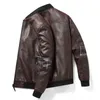 Jaquetas de couro masculino Autumn Motorcylce Casual Patchwork PU Jaqueta PU Mens Windbreaker Biker Slim Coat Macho Leather Brand Roupas Y220803