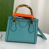 Small Bamboo Tote Bag Leather Designer Luxury Mini Classic Handbag Flap Queilted Totes Crossbodys Purses Shoulder Bag for Women Purse