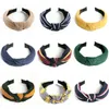 Nouveau bandeau à nœud supérieur pour femmes filles cheveux cerceaux bandes accessoires tissu imprimé floral bandeau bandeau chapeaux coiffure AA220323