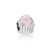 Andy Jewel Authentique Perles en Argent Sterling 925 Sweet Cupcake Charm Convient au Style Européen Pandora Bijoux Bracelets Collier 791891EN68