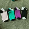 Wholesale With tags Pink Black Socks Adult Cotton Short Ankle Socks Sports Basketball Soccer Teenagers Cheerleader New Sytle Girls Women Socks By sea