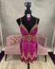 Dresses Mini Cocktail NYE Dress 2023 Red Purple Green Sequins Lady Formal Event Party Gown Sexy Tassel Club Night Graduation Hoco Gala Whi