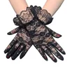 Femmes noir blanc été Uv-proof conduite gants maille résille gants dentelle mitaines doigt complet filles dentelle mode gants