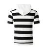 Mens Hipster Striped T Shirt 2022 Summer New Slim Fit Short Sleeve Tshirt Men Harajuku Streetwear Casual T Shirts Male Tops Tees L220704