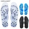 Magnetic Therapy Massage Insoles For Shoes Foot Acupressure Enhanced Insole Point Feet Body Detox Insert Pads 220610