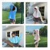 Sun Protection Shawl Clothing Female Summer Viscose Fiber Sun-Proof Electric Car Cycling Hooded Covering Women's Hoodies & Sweatshirts