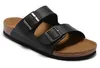 Arizona Hot Mule Waterfront Men Designer Cork Slippper Luksusowy slajd latem moda szeroka płaska śliskie grube sandały Flip Flip Flops Buty swobodne