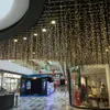 弦4m 5m滝の垂れ下がったLEDライト屋外装飾カーテンストリングパーティーGgardenクリスマス20LED