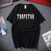 2022 Mens trapstar t shirt 디자이너 셔츠 남성 여성 힙합 탑 새 프린트 T 셔츠 여름 패션 블랙 스포츠웨어 브랜드 스웨트 의류 폴로