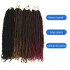 Extensions capillaires synthétiques bouclées au Crochet, 18 pouces, Passion Twist, tresses au Crochet