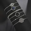 Charm Bracelets 2022 Personality Hollow Lotus Bracelets&Bangles For Women Friendship Crystal Jewelry Bracelet BT200259Charm Kent22