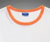القطن العلامة التجارية YSMILE Y MES جودة Fasion الرجال قميص أبيض مع حافة البرتقال 220401