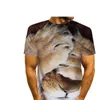 3d Print T Shirt For Men Animal Naked Hairy Man Nude Skin Chest Muscle Funny Tshirt Harajuku Fake Shirts Stranger2278767